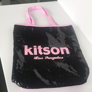 Kitson LA sequins tote